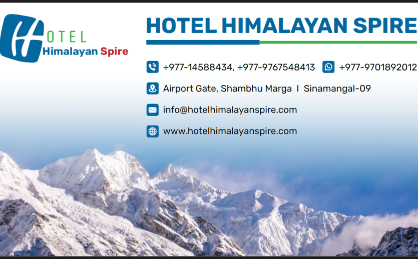 asdc hotel himalayan visiting card