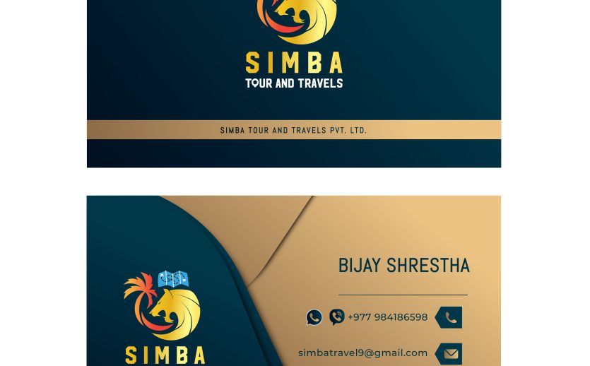 both-side visiting card